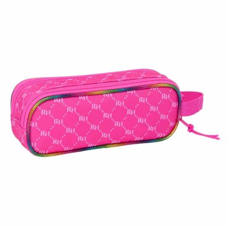 Dvigubas penalas Rainbow High Fuksija (21 x 8 x 6 cm)